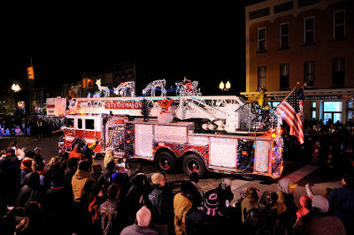 fire truck in parade 2008