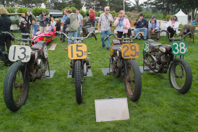 Motorcycles at Pebble Beach