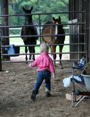 Josie and her Cowboy Bean!