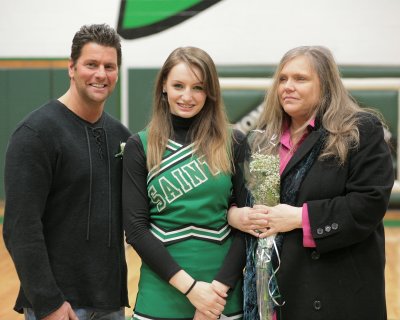Brielle Stanton and her parents John and Sue