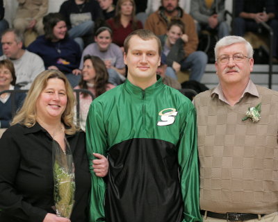Chris Furner and his parents Cathi and Gary