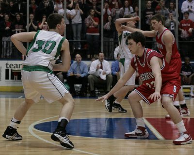 Seton Catholic Central High School's Boys Basketball Team versus Binghamton High School in the STAC Tournament