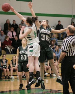 Seton Catholic Central's Girls Basketball Team versus Unatego HS in the Section Four Tournament