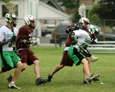 Seton Catholic Central's Boys Lacrosse team vs Johnson City High School