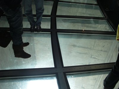  The glass floor