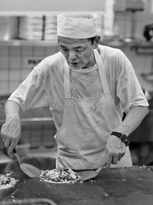 Kyoto okonomiyaki chef