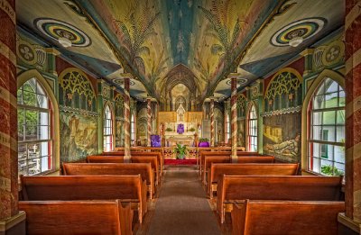Saint Benedict Painted Church - Honaunau
