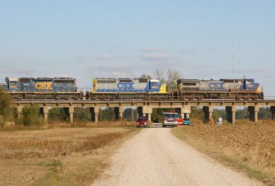 CSX 7879 Q595 Rahm IN 18 Oct 2008