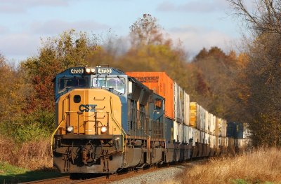 CSX 4733 Q121 Patoka IN 08 Nov 2008