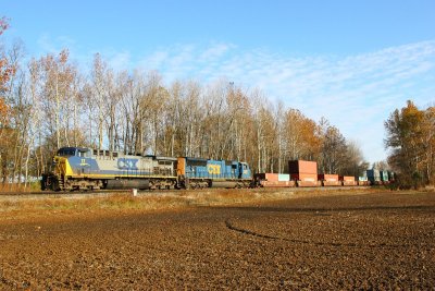 CSX 17 Q121 Hazleton IN 16 Nov 2008