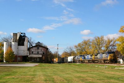 CSX 7762 Q648 Vincennes IN 16 Nov 2008