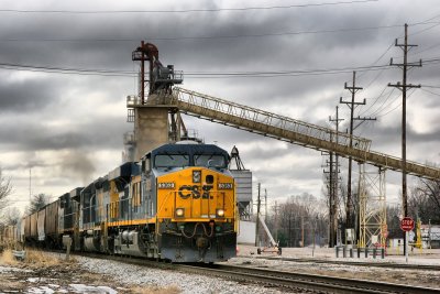 CSX 5363 G277 Sullivan IN 01 Mar 2009