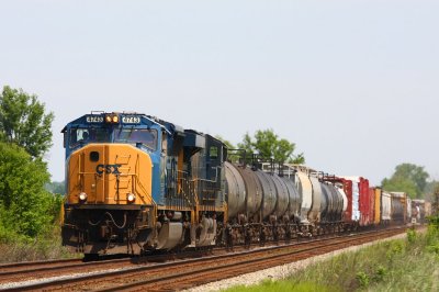 CSX 4743 Q595 King IN 10 May 2009