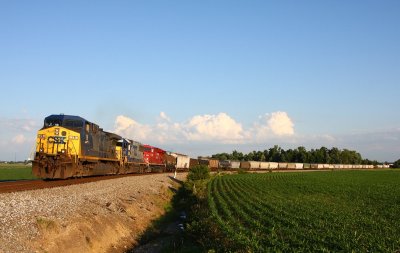 NB on the sweeping curve at St. James