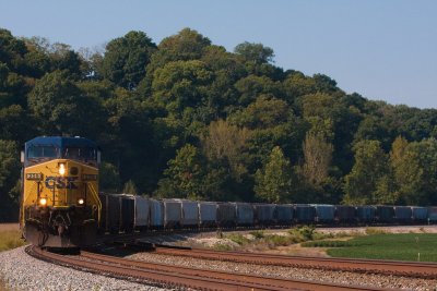 CSX 536 Q648 Vincennes IN 12 Sep 2009