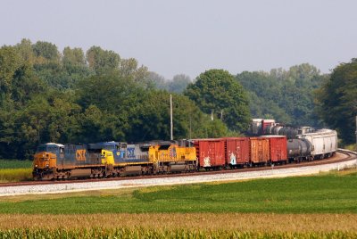 CSX 5203 Q595 Vincennes IN 04 Sept 2009