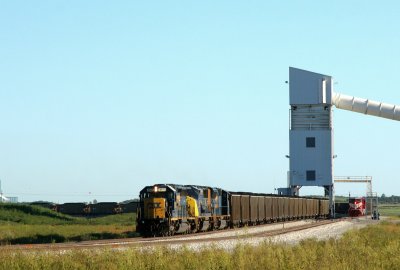 INRD loading the Cayuga train at Bear Run