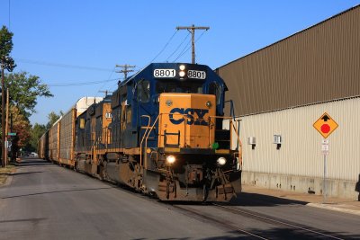 CSX 8801 Q247 Owensboro KY 09 Oct 2010