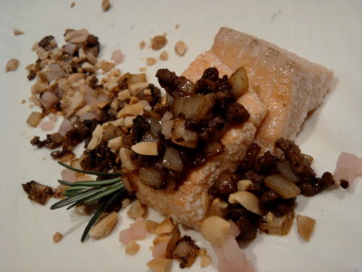 Salmon with Nuts