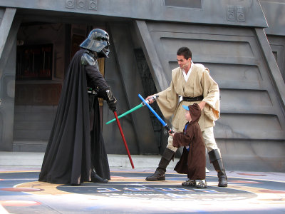 Sparring with Darth Vader