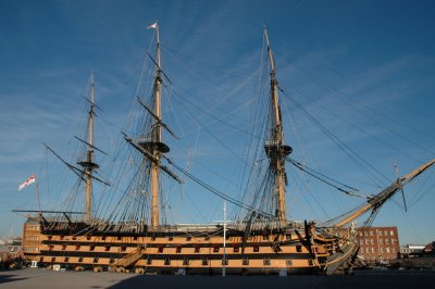 HMS Victory With Over 100 Canons On Board