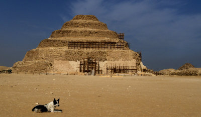 Guarding Stepped Pyramid