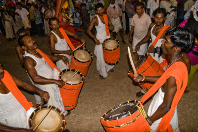 Hindu Festival Drummers, Varkala