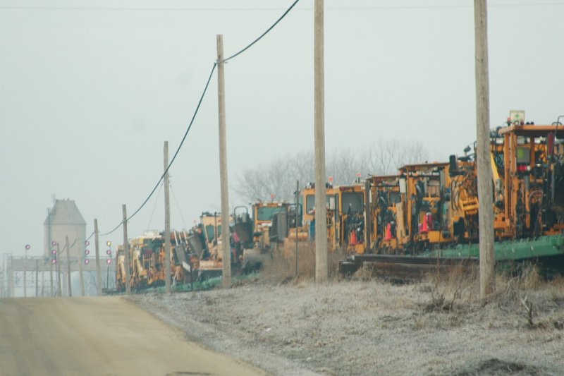 MoW Train at Nelson, Illinois