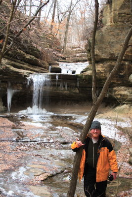 DeWayne poses at the Falls