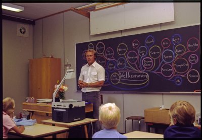 Kre Solli - form master - Berg skole 1st Day of School August 1981
