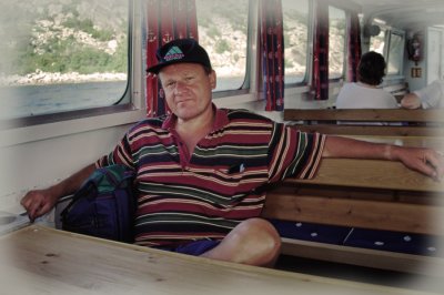 Stig Olsen - Typographer - At the ferry to Alaska in the Strmstad archipelago 