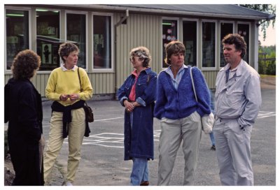 Unni, Trine, Reidun, Tone, Ronald. pen dag Berg skole juni 1987