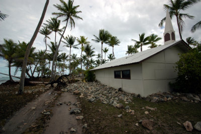 Ocean side of Chapel