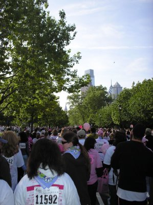Race for the Cure - 5K Walk - Philadelphia - May 11, 2008