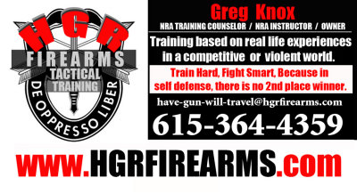 HGR Firearms Personal Protection Training is where it all started.
