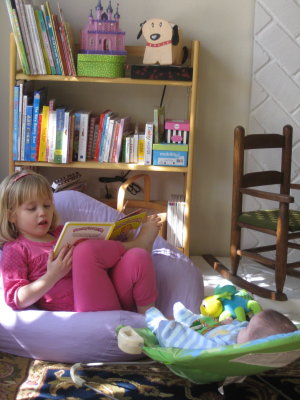 Sisters Reading