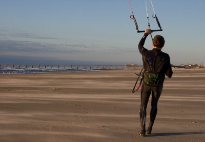 Kiteboard Idling