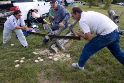 Making Coasters at the Harvest Fest