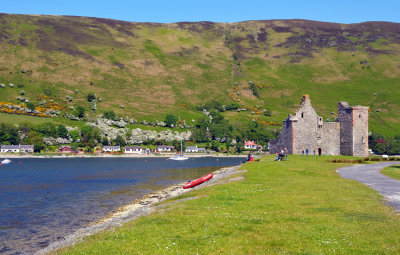 Lochranza Castle on Arran Island, Scotland