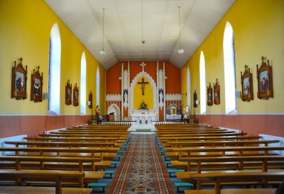 St Mary's Church interior - Donore, Ireland