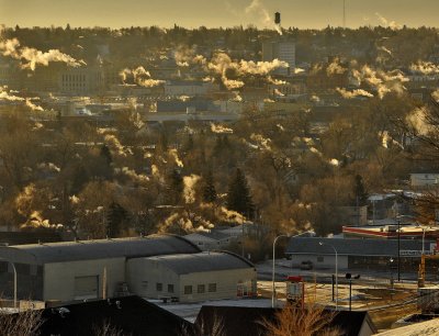 Minot, North Dakota at -20F