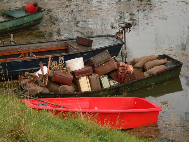 Luggage of the victims