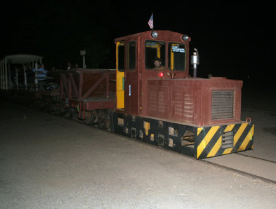 Locomotive Katie operating in Blackout Mode