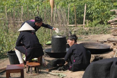 Dao ordination ceremony in Ban Nam An - Muang Long district 9