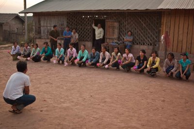 Lunar New Year celebration in a Yao Mien village in Muang Sing District, Luang Namtha, Laos