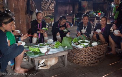 Food and food preparation in Luang Namtha, Laos