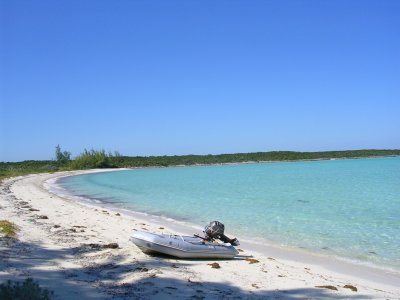 Horseshoe Bay at Highborne Cay