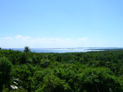 Looking to the NE from top of Highborne Cay