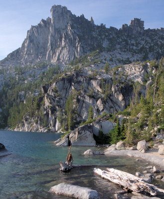 Prusik Peak above Lake Vivian