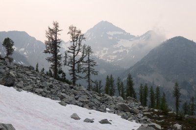 Black Peak from just below Heather Pass